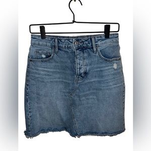 Old Navy Cut-Off Jean Mini Skirt